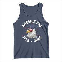 250 Years American Anniversary Tank Top Patriotic Bald Eagle Fourth of July