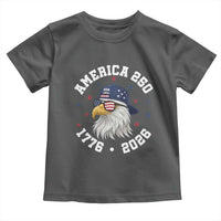 250 Years American Anniversary Toddler T Shirt Patriotic Bald Eagle Fourth of July