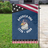 250 Years American Anniversary Patriotic Garden Flag Patriotic Bald Eagle Fourth of July