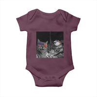 Funny Cat Selfie 4th of July Baby Onesie Patriotic Eagle American Flag Gift