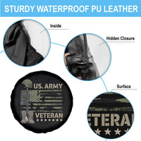 US Arrny Veteran Spare Tire Cover Proud Soldier USA Flag Camouflage Military - Wonder Print Shop