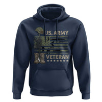 US Arrny Veteran Hoodie Proud Soldier USA Flag Camouflage Military - Wonder Print Shop
