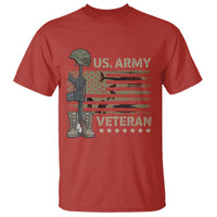 US Arrny Veteran T Shirt Proud Soldier USA Flag Camouflage Military - Wonder Print Shop