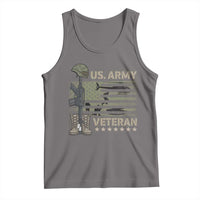 US Arrny Veteran Tank Top Proud Soldier USA Flag Camouflage Military - Wonder Print Shop