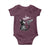 Black Cat Halloween Baby Onesie Skeleton Hand Boop - Wonder Print Shop