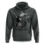 Black Cat Halloween Hoodie Skeleton Hand Boop - undefined