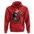 Black Cat Halloween Hoodie Skeleton Hand Boop - undefined