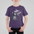 Black Cat Halloween T Shirt For Kid Skeleton Hand Boop - Wonder Print Shop