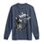 Black Cat Halloween Long Sleeve Shirt Skeleton Hand Boop - Wonder Print Shop