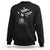 Black Cat Halloween Sweatshirt Skeleton Hand Boop - Wonder Print Shop