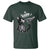 Black Cat Halloween T Shirt Skeleton Hand Boop - Wonder Print Shop