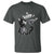 Black Cat Halloween T Shirt Skeleton Hand Boop - Wonder Print Shop