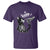 Black Cat Halloween T Shirt Skeleton Hand Boop - Wonder Print Shop
