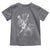 Rock Skeleton Cat Playing Guitar Toddler T Shirt Funny Halloween Kitty Music Lovers - Wonder Print Shop