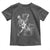 Rock Skeleton Cat Playing Guitar Toddler T Shirt Funny Halloween Kitty Music Lovers - Wonder Print Shop