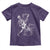 Rock Skeleton Cat Playing Guitar Toddler T Shirt Funny Halloween Kitty Music Lovers - Wonder Print Shop