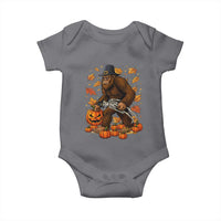 Funny Bigfoot Skeleton Baby Onesie Thanksgiving Day Sasquatch Pilgrim - Wonder Print Shop