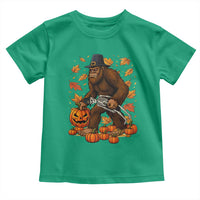 Funny Bigfoot Skeleton Toddler T Shirt Thanksgiving Day Sasquatch Pilgrim - Wonder Print Shop
