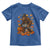Funny Bigfoot Skeleton Toddler T Shirt Thanksgiving Day Sasquatch Pilgrim - Wonder Print Shop