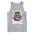 Funny Skull Halloween Tank Top I Am Just Here For The Boos Skeleton Party Girl - Wonder Print Shop