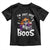 Funny Skull Halloween Toddler T Shirt I Am Just Here For The Boos Skeleton Party Girl - Wonder Print Shop