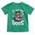 Funny Skull Halloween Toddler T Shirt I Am Just Here For The Boos Skeleton Party Girl - Wonder Print Shop