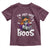 Funny Skull Halloween Toddler T Shirt I Am Just Here For The Boos Skeleton Party Girl - Wonder Print Shop
