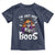 Funny Skull Halloween Toddler T Shirt I Am Just Here For The Boos Skeleton Party Girl - Wonder Print Shop