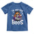 Funny Skull Halloween Toddler T Shirt I Am Just Here For The Boos Skeleton Party Girl - Wonder Print Shop