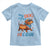 Funny Patriotic Dachshund Toddler T Shirt My Dog Thinks I Am Cool USA Dog Lover - Wonder Print Shop
