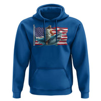 Funny Jesus Shark Hoodie Christian Patriotic American Flag Meme - Wonder Print Shop