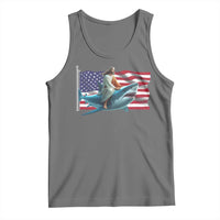 Funny Jesus Shark Tank Top Christian Patriotic American Flag Meme - Wonder Print Shop