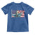 Funny Jesus Shark Toddler T Shirt Christian Patriotic American Flag Meme - Wonder Print Shop