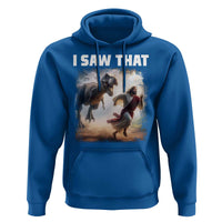 Funny Jesus Dinosaur Hoodie I Saw That Christan Meme - Wonder Print Shop