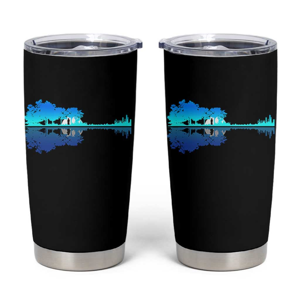 Guitar Lake Shadow Tumbler Cup Acoustic Guitarist Musician Nature Lover