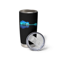 Guitar Lake Shadow Tumbler Cup Acoustic Guitarist Musician Nature Lover