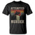 Funny Literary T Shirt Attempted Murder Two Crows Bird on Branch - Wonder Print Shop