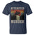 Funny Literary T Shirt Attempted Murder Two Crows Bird on Branch - Wonder Print Shop