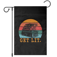 Book Lover Garden Flag Get Lit Literature Reading - Wonder Print Shop