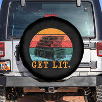 Book Lover Spare Tire Cover Get Lit Literature Reading - Wonder Print Shop