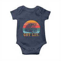 Book Lover Baby Onesie Get Lit Literature Reading - Wonder Print Shop