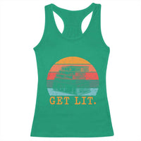 Book Lover Racerback Tank Top Get Lit Literature Reading - Wonder Print Shop