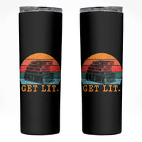 Book Lover Skinny Tumbler Get Lit Literature Reading