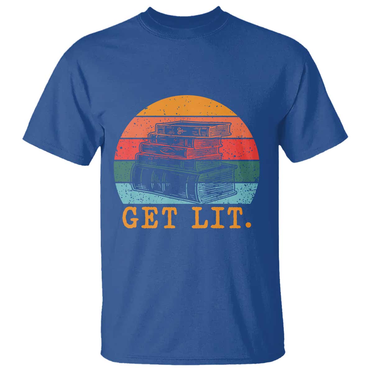 Book Lover T Shirt Get Lit Literature Reading - Wonder Print Shop