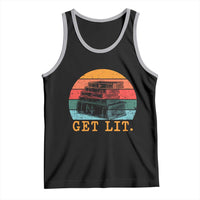 Book Lover Tank Top Get Lit Literature Reading - Wonder Print Shop