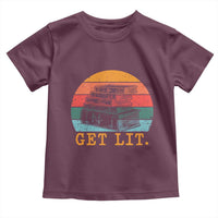 Book Lover Toddler T Shirt Get Lit Literature Reading - Wonder Print Shop