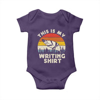 Funny Writer Baby Onesie This is My Writing Shirt Authors Poets Literature - Wonder Print Shop