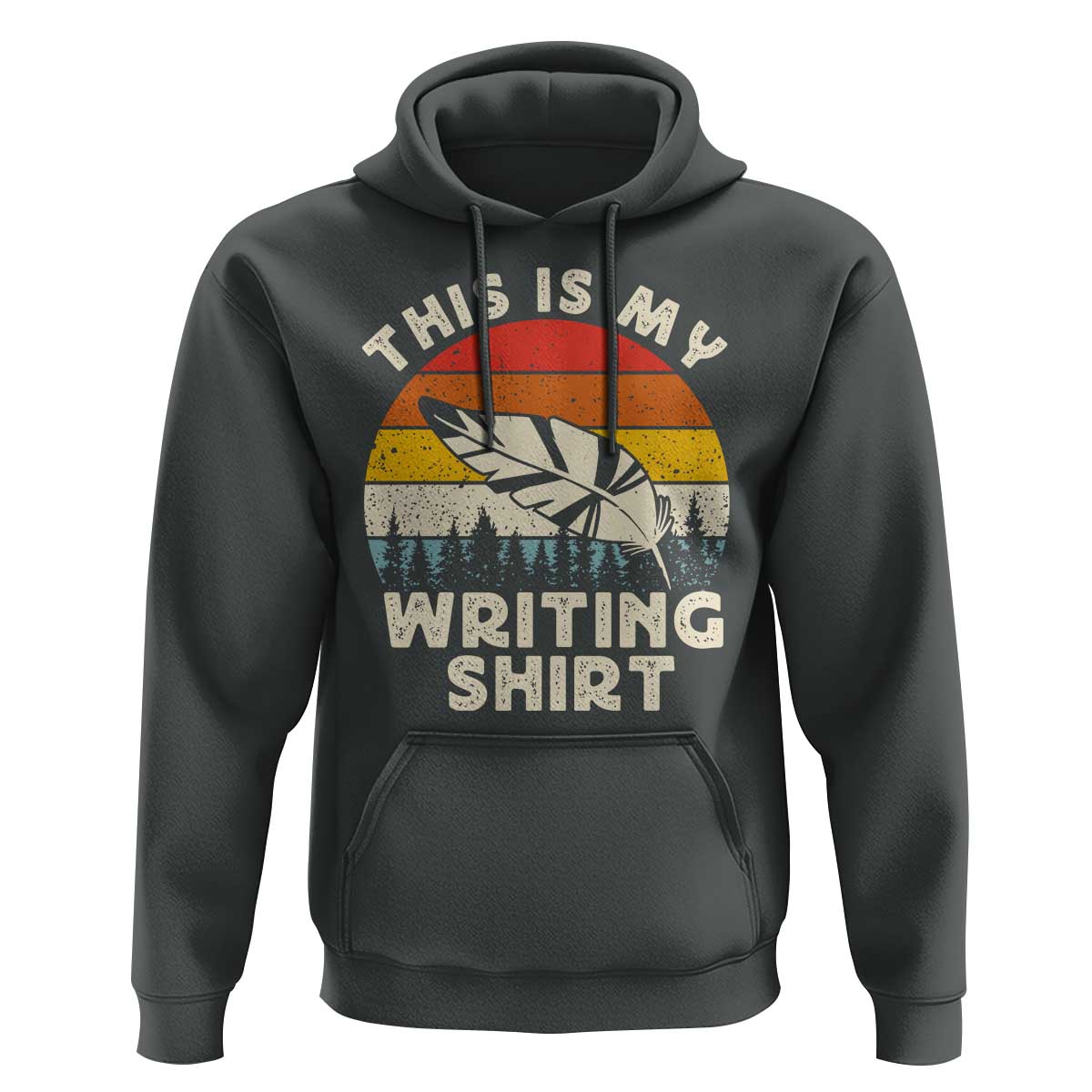 Funny Writer Hoodie This is My Writing Shirt Authors Poets Literature - Wonder Print Shop