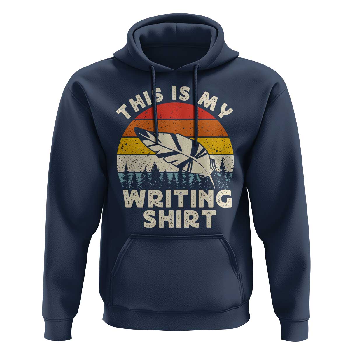 Funny Writer Hoodie This is My Writing Shirt Authors Poets Literature - Wonder Print Shop