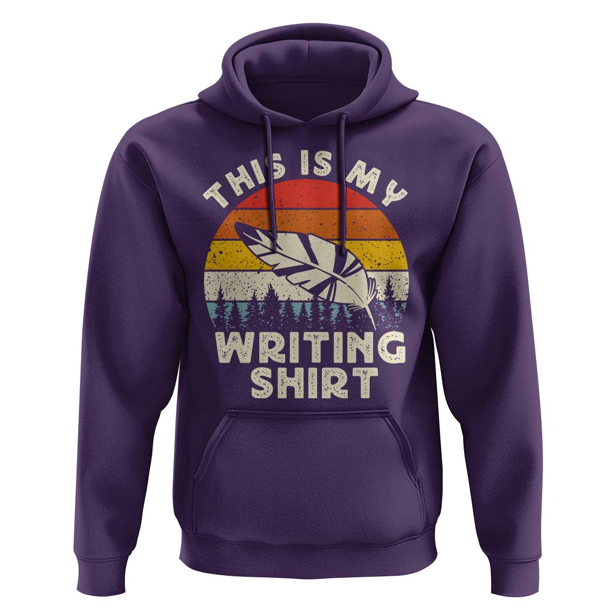 Funny Writer Hoodie This is My Writing Shirt Authors Poets Literature - Wonder Print Shop
